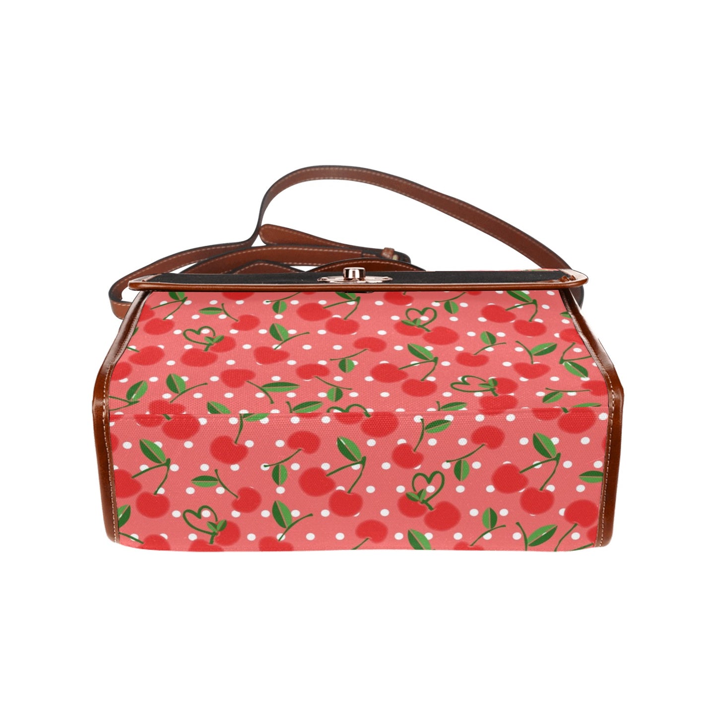 02-01 Waterproof Canvas Bag-Brown (All Over Print) (Model 1641)