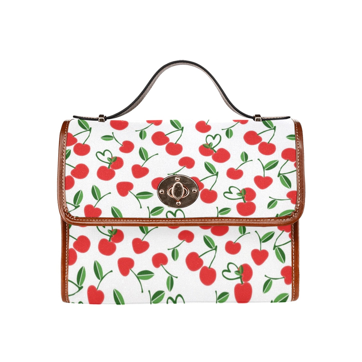 03-01 Waterproof Canvas Bag-Brown (All Over Print) (Model 1641)