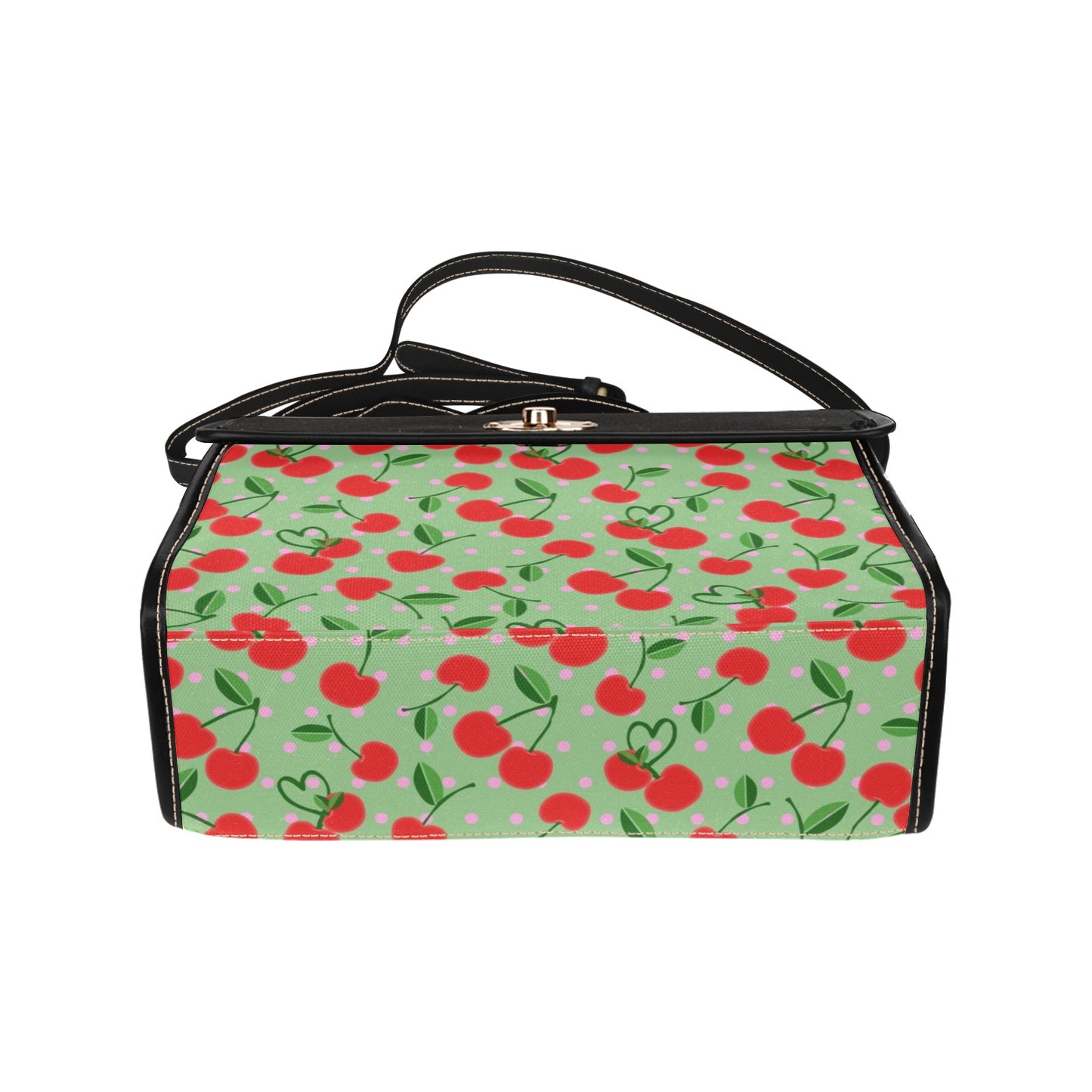 04-01 Waterproof Canvas Bag-Black (All Over Print) (Model 1641)