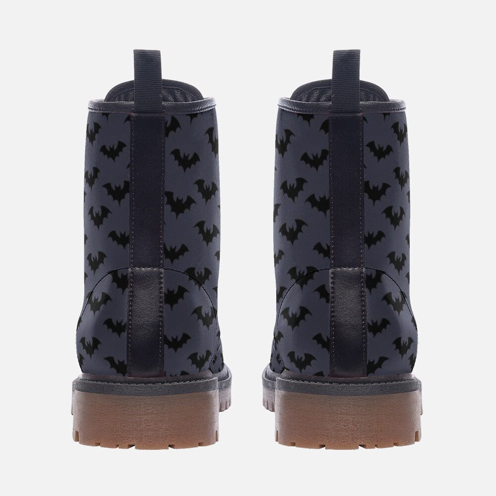 Spooky night shoes, enchanted forest boots, eerie creature footwear, midnight lace up shoes, dark fantasy ankle boots, mystical footwear