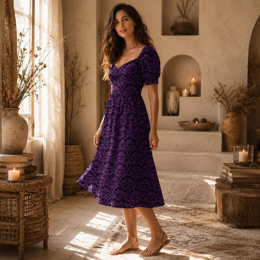 Purple Dark Dress