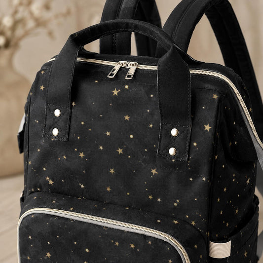Celestial Diaper Bag Backpack, Star Baby Travel Pack, Unisex Parent Bag