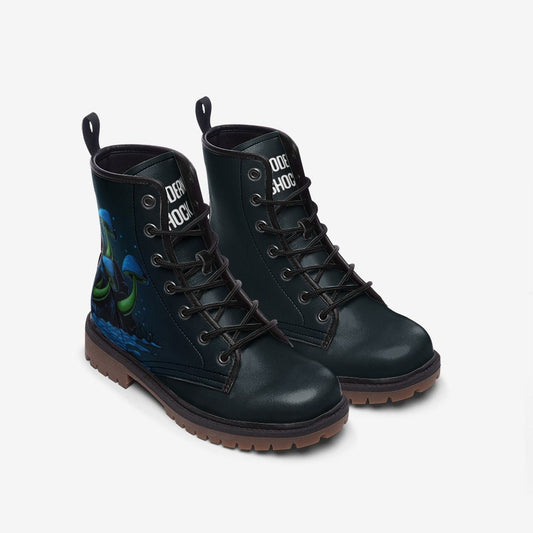 Magic Mushroom Vegan Leather Unisex Boots