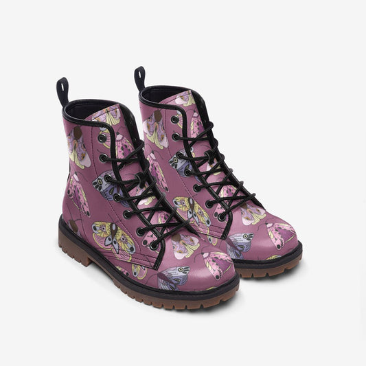 Celestial Butterflies Vegan Leather Unisex Boots