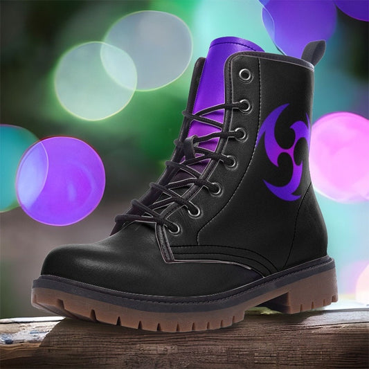 Genshin Impact Electro Vegan Leather Unisex Boots
