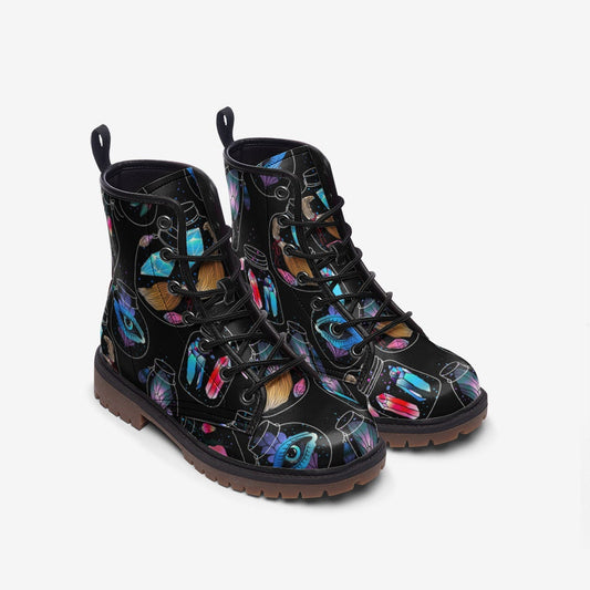 Crystal Potions Vegan Leather Unisex Boots