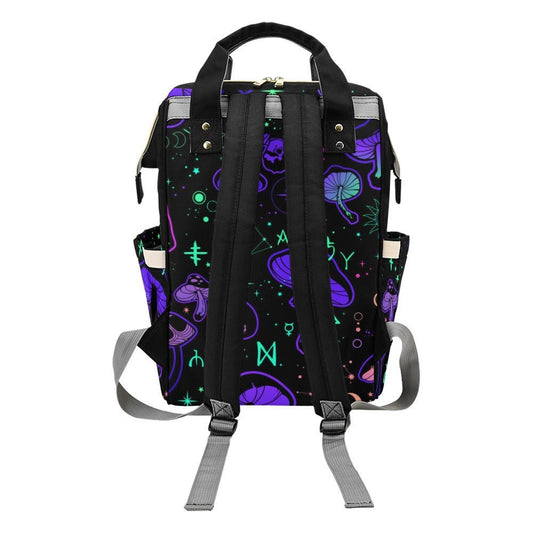 Mushroom Backpack Diaper Nappy Bag Mushroom Baby Forestcore Nursery Cottagecore Baby Goblincore Baby Mushroom Bag Scandi Baby Toadstool Baby