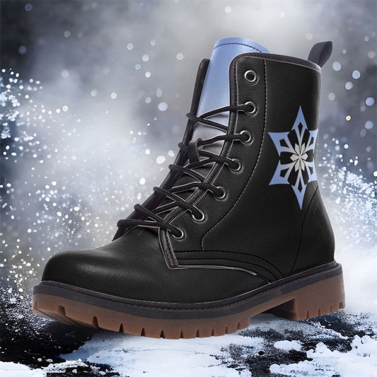Genshin Impact Cryo Vegan Leather Unisex Boots