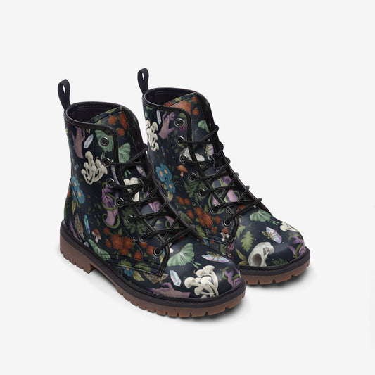 Goblincore Witchy Vegan Leather Unisex Boots