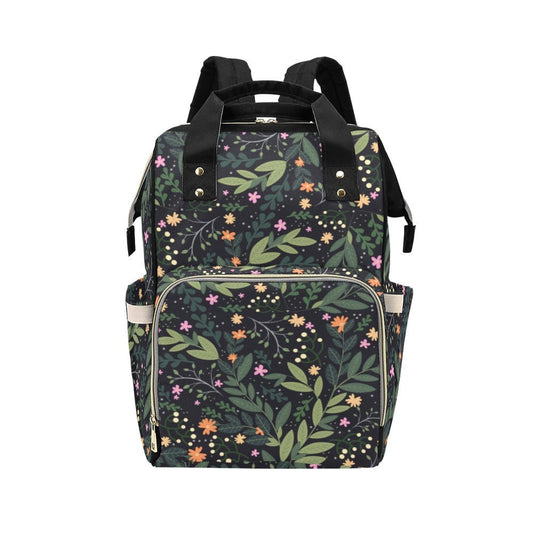 Vintage Woodland Diaper Bag, Dark Nature Diaper Backpack, Dark Forestcore Baby Bag, Witchy Diaper Bag, Naturalist Baby Bag Goblincore Diaper