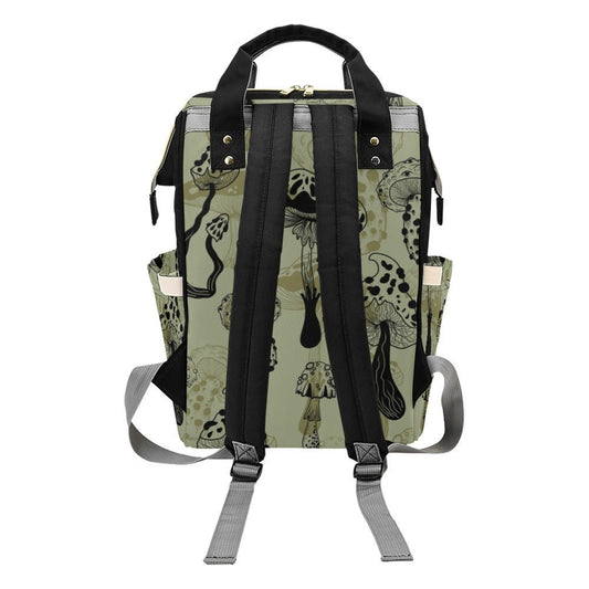 Mushroom Backpack Diaper Nappy Bag Mushroom Baby Forestcore Nursery Cottagecore Baby Goblincore Baby Mushroom Bag Scandi Baby Toadstool Baby