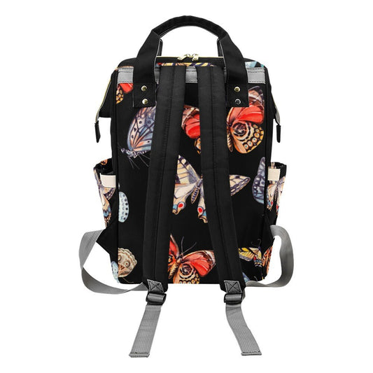 Vintage Woodland Diaper Bag, Dark Nature Diaper Backpack, Dark Forestcore Baby Bag, Witchy Diaper Bag, Naturalist Baby Bag Goblincore Diaper