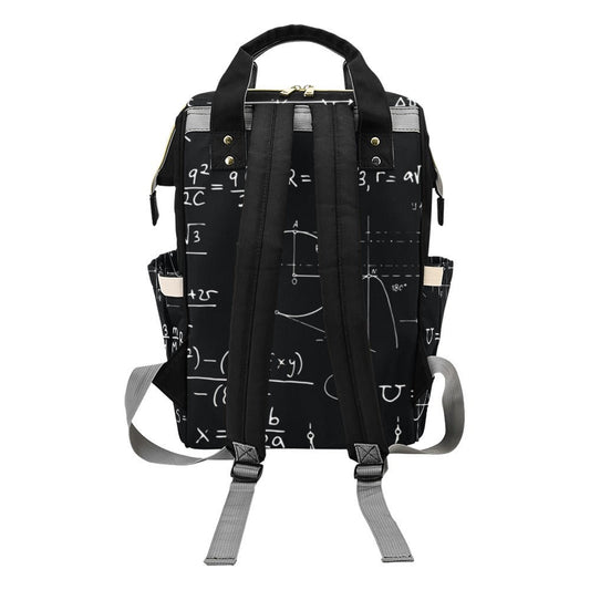 Baby Goth Diaper Nappy Bag Goth Math Baby Bag Goth Backpack Goth Purse Goth Baby Stuff Gothic Baby Stuff Horror Spooky Nursery Skull Baby