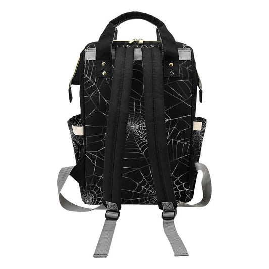 Spider Webb Occult Backpack Goth Baby Stuff Goth Baby Bag Creepy Cute Pastel Witchy Nappy Bag Spooky Emo Diaper Bag Witchy Mom Baby Gear