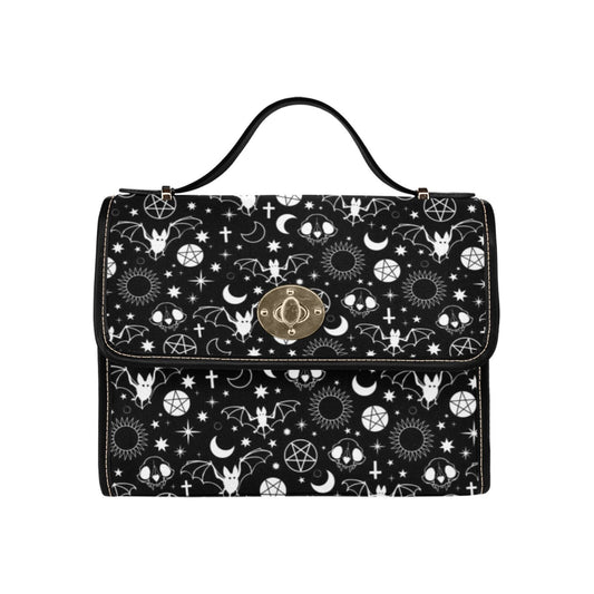 Bat Goth Satchel Bag, Pastel Goth Purse, Nu Goth, Occult Symbol, Kawaii Goth, Alternative Girls, Esoteric Symbol, Witchy Vibes