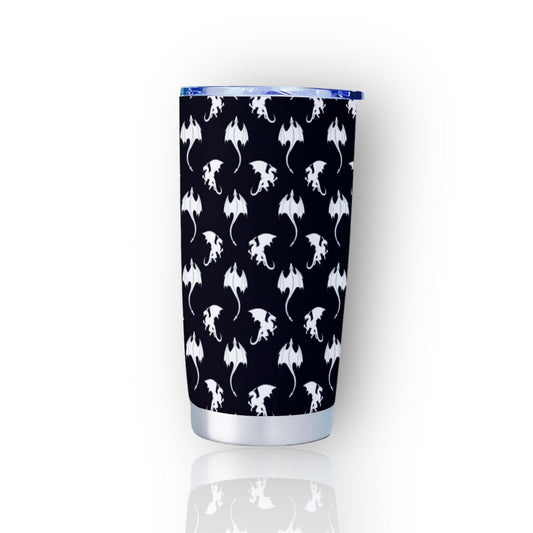 Dragons Black Goth Tumbler – 20oz