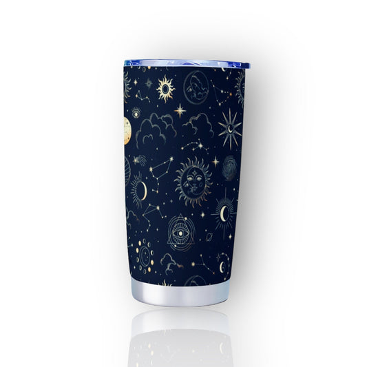 Celestial Sky Navy Goth Tumbler – 20oz