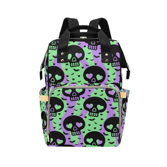 Pastel Goth Diaper Backpack Goth Baby Stuff Goth Baby Bag Creepy Cute Pastel Witchy Nappy Bag Spooky Cute Diaper Bag Witchy Mom Baby Gear