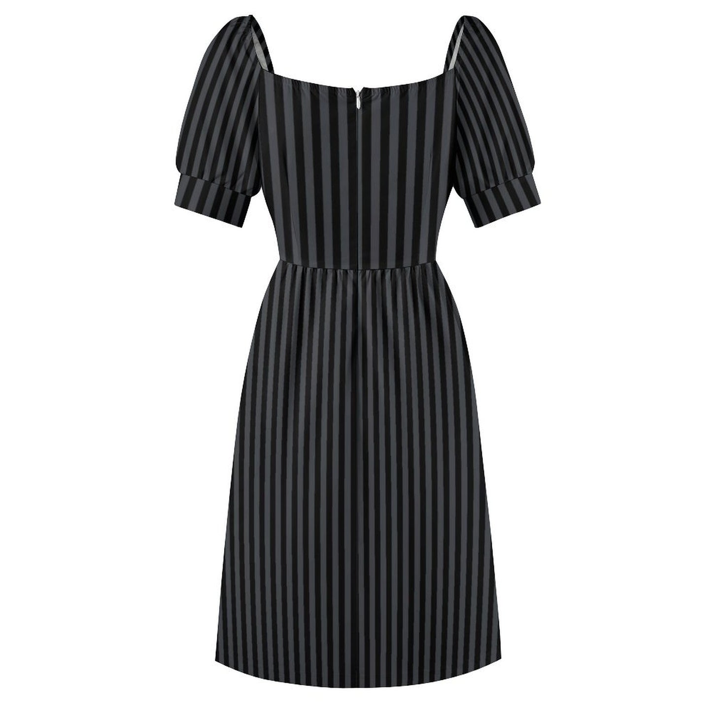 Dress Sweetheart Neck Puff Sleeve Mini Dress