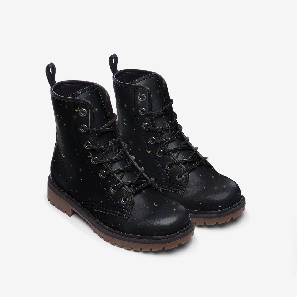 Gold Celestial Combat Boots