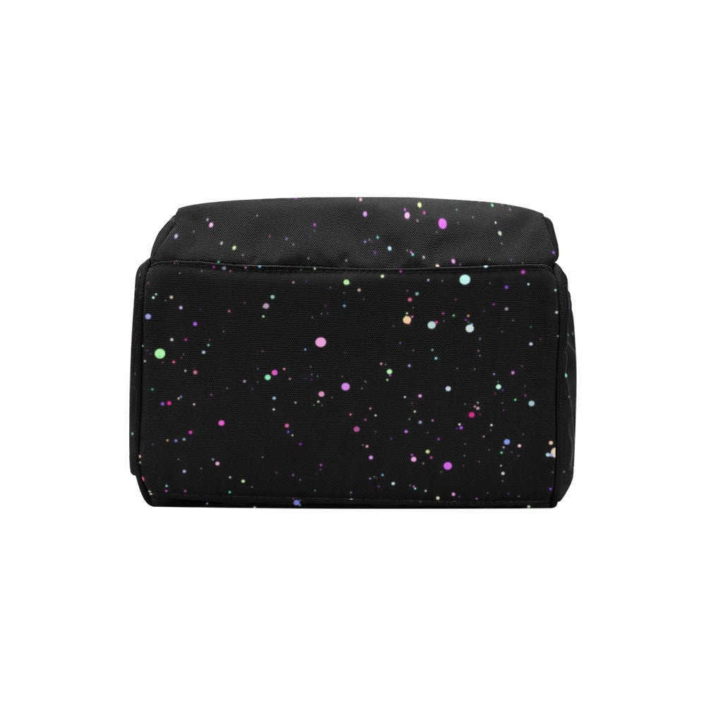 Galaxy Mom Backpack, Astronomy Diaper Bag, Celestial School Bag, Cute Space Nursery Backpack for Trendy Moms, Cosmic Travel Baby Bag