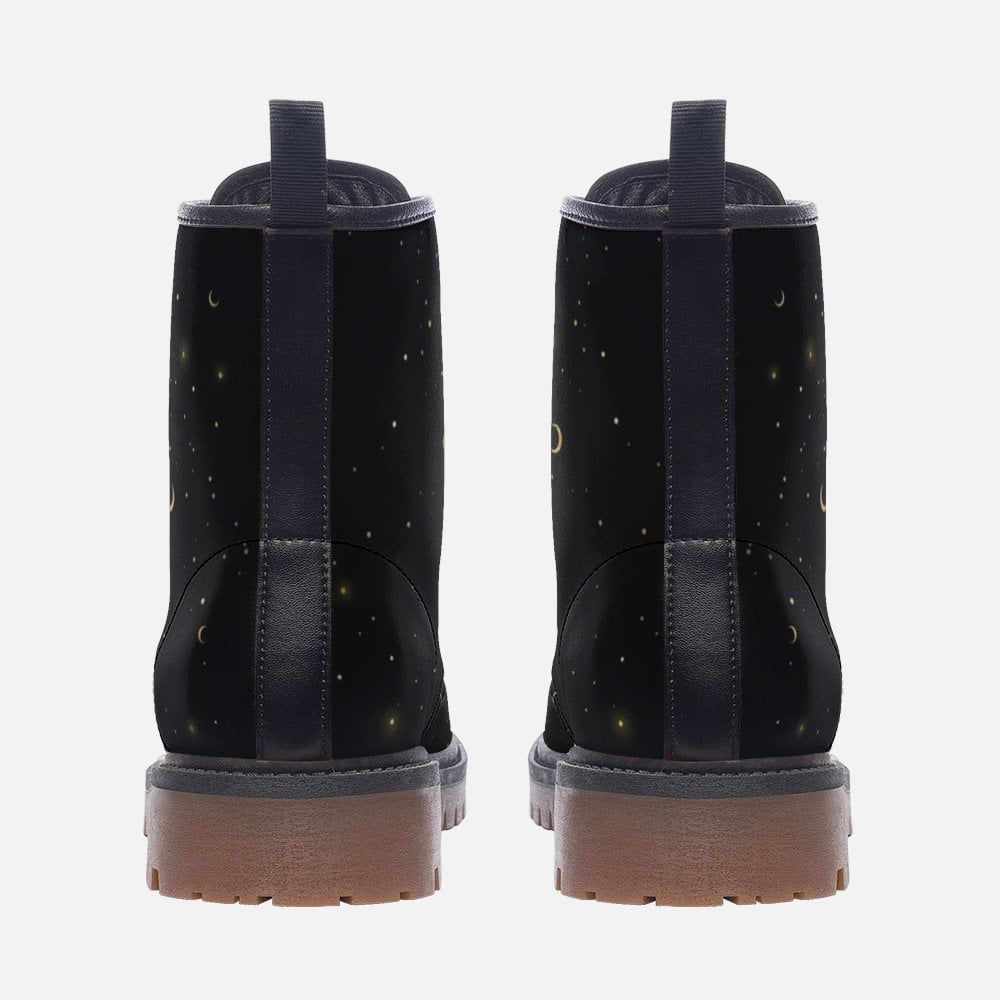 Gold Celestial Combat Boots