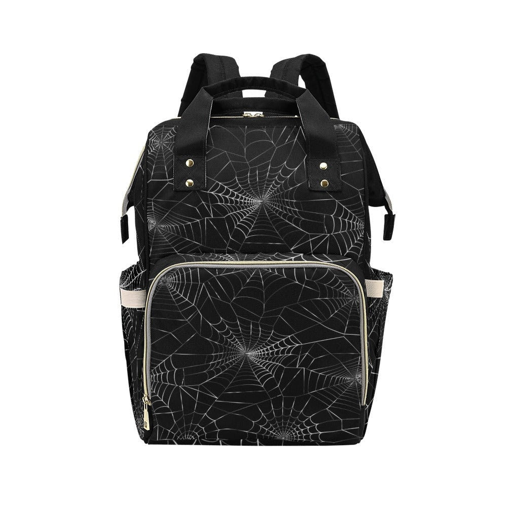 Spider Webb Occult Backpack Goth Baby Stuff Goth Baby Bag Creepy Cute Pastel Witchy Nappy Bag Spooky Emo Diaper Bag Witchy Mom Baby Gear
