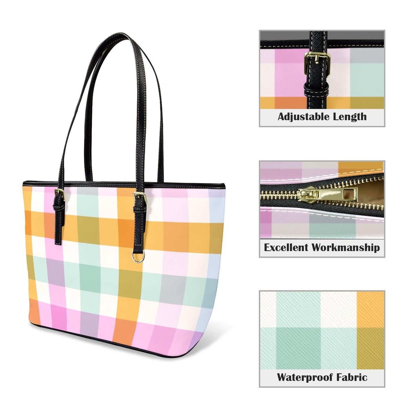 Floral Beach Tote Bag, Pastel Daisy Shoulder Bag, Cute Summer Carryall Purse
