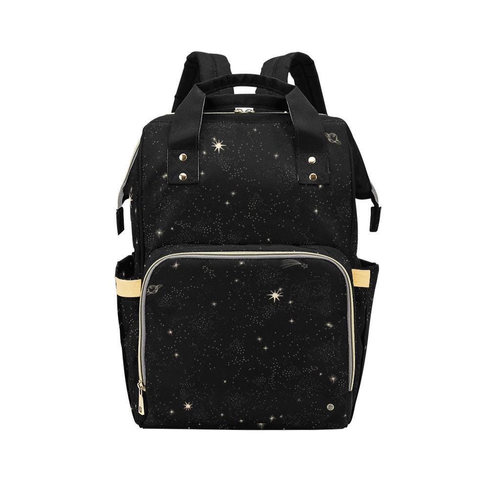 Starry Night Backpack, Celestial Diaper Bag, Witchy Astrology Travel Pack