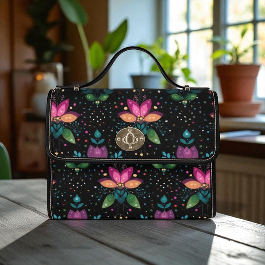 Mystical Butterfly Floral Bag, Fantasy Crossbody Purse, Colorful Fairycore Tote, Magical Flower Handbag, Whimsical Accessories, Fairy Gifts