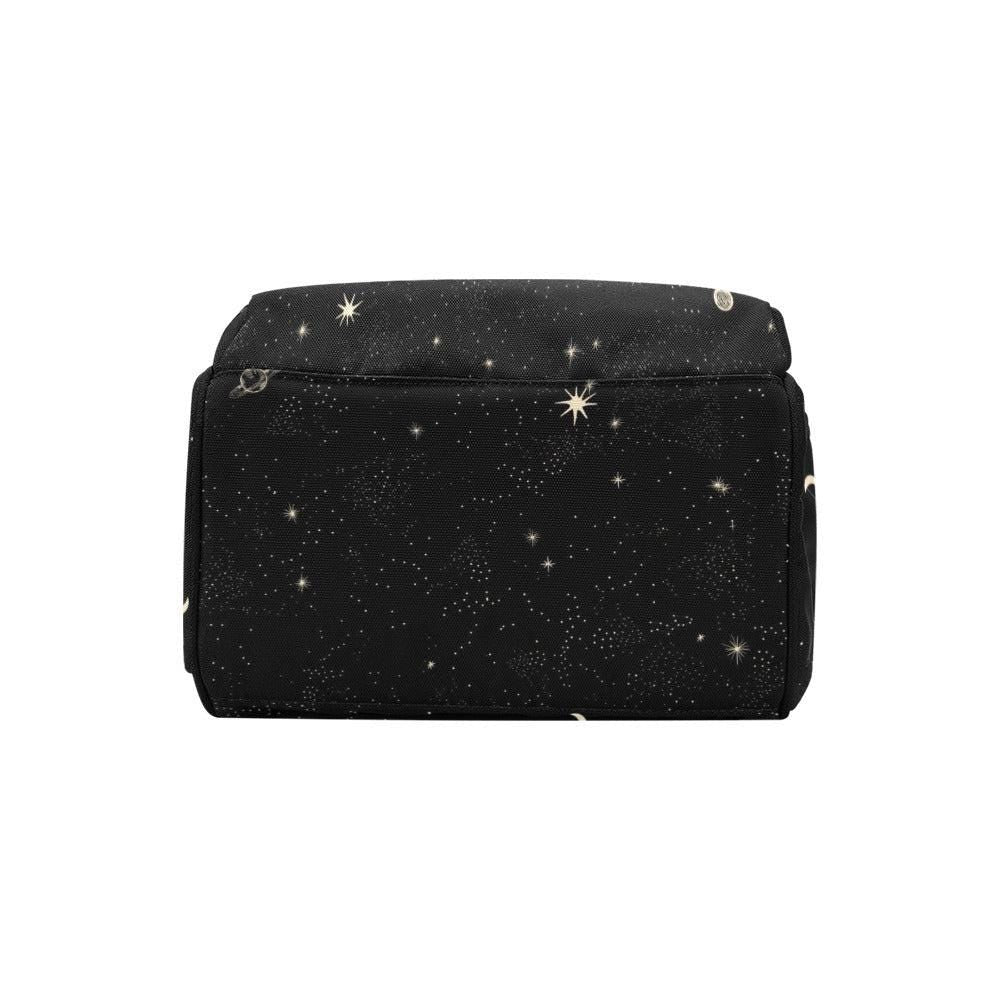 Starry Night Backpack, Celestial Diaper Bag, Witchy Astrology Travel Pack