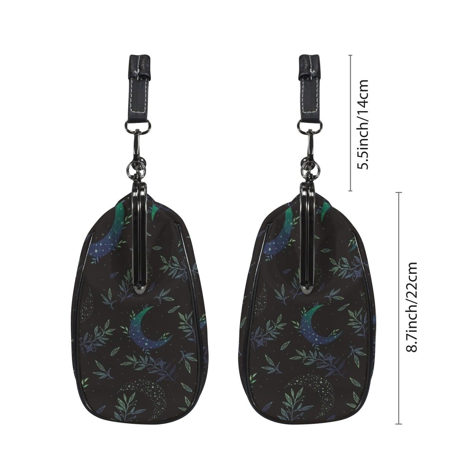 Moon Phase Purse Bag, Celestial Evening Clutch,Witchy Crossbody Satchel,Gothic Lunar Handbag,Cosmic Night Accessory,Mystical Moonlight Style