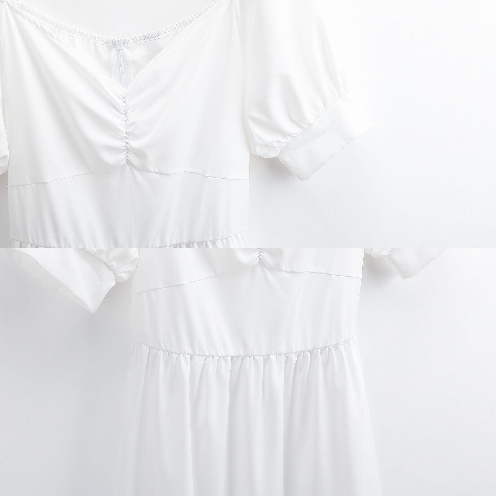 Playing card print dress, red sweetheart puff sleeve, Alice in Wonderland mini dress, fairytale fantasy outfit, whimsical themed party dress