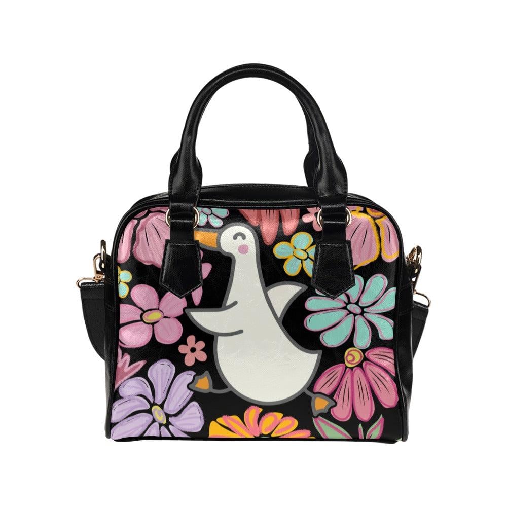 Goose Floral Satchel