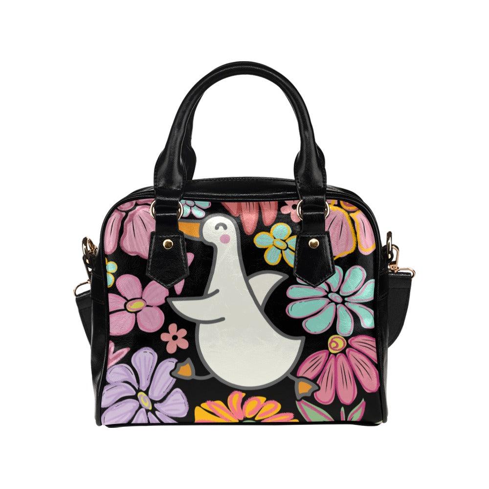 Goose Floral Satchel