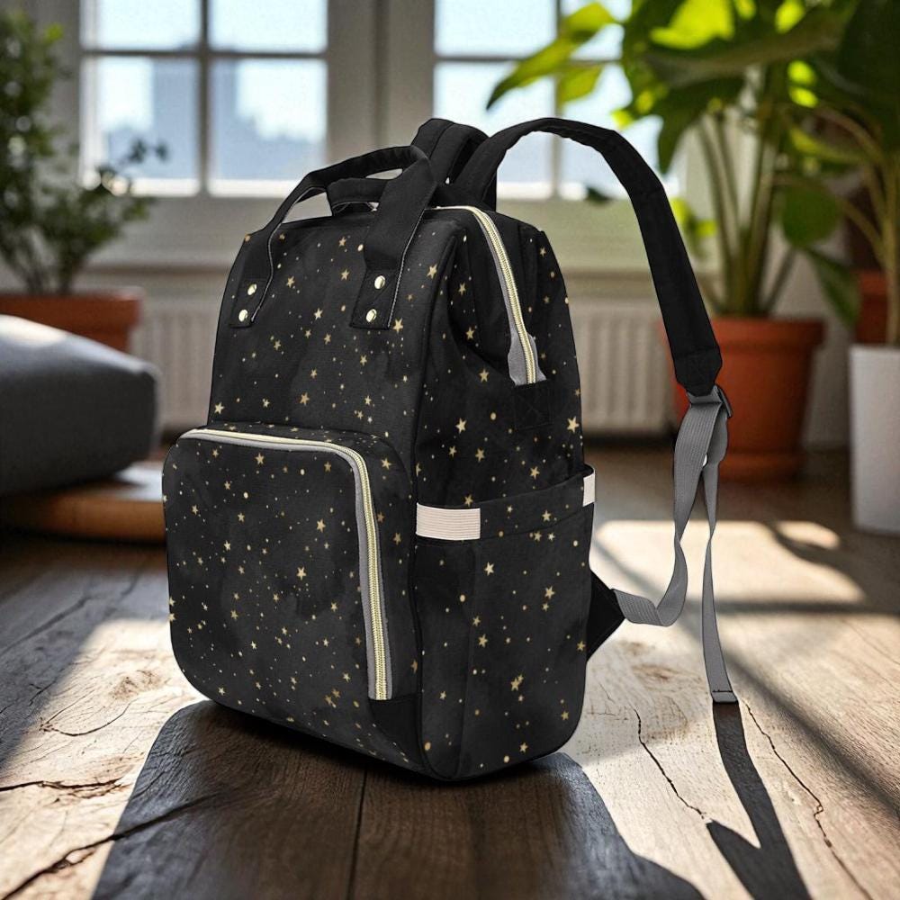 Night Sky Stars Diaper Backpack