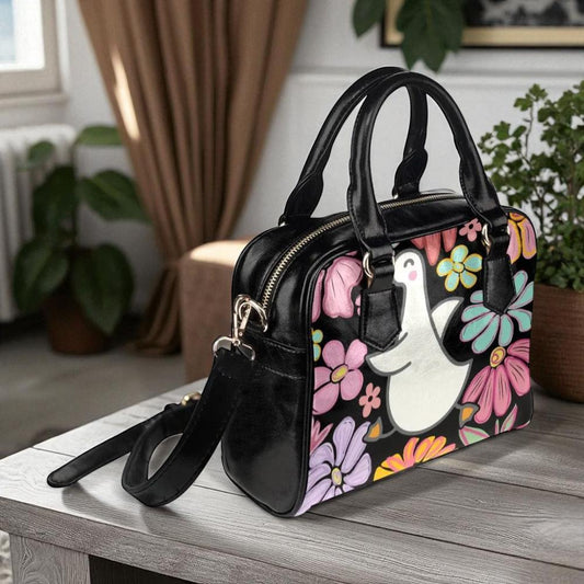 Goose Floral Satchel
