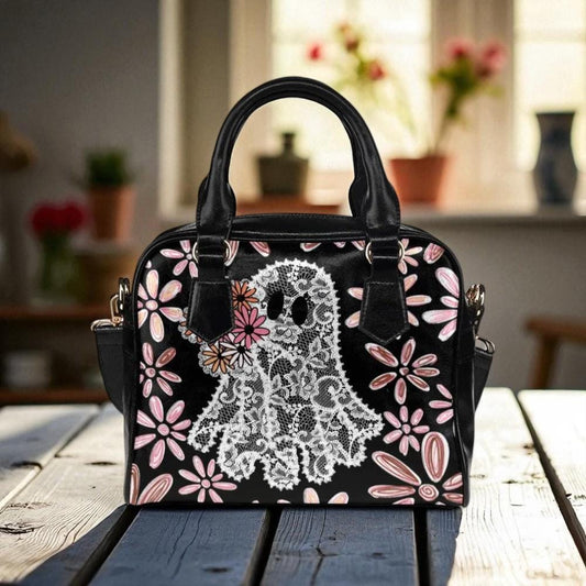 Lace Ghost Handbag, Spooky Halloween Purse, Witch Gift