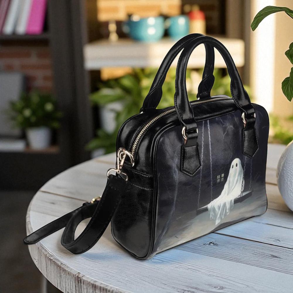Spooky Ghost Satchel Bag for Halloween
