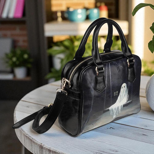 Spooky Ghost Satchel Bag for Halloween
