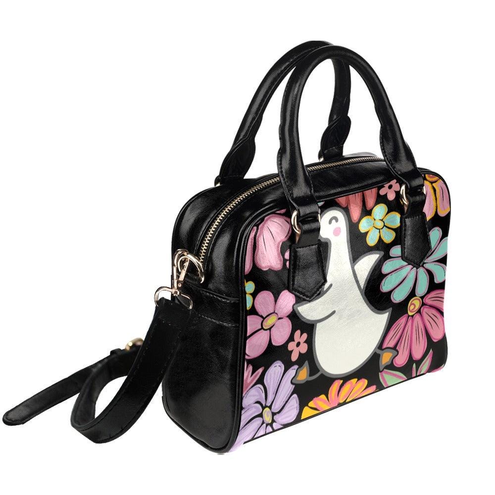 Goose Floral Satchel