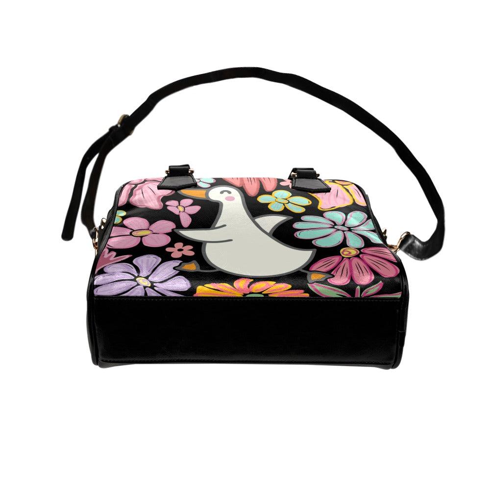 Goose Floral Satchel