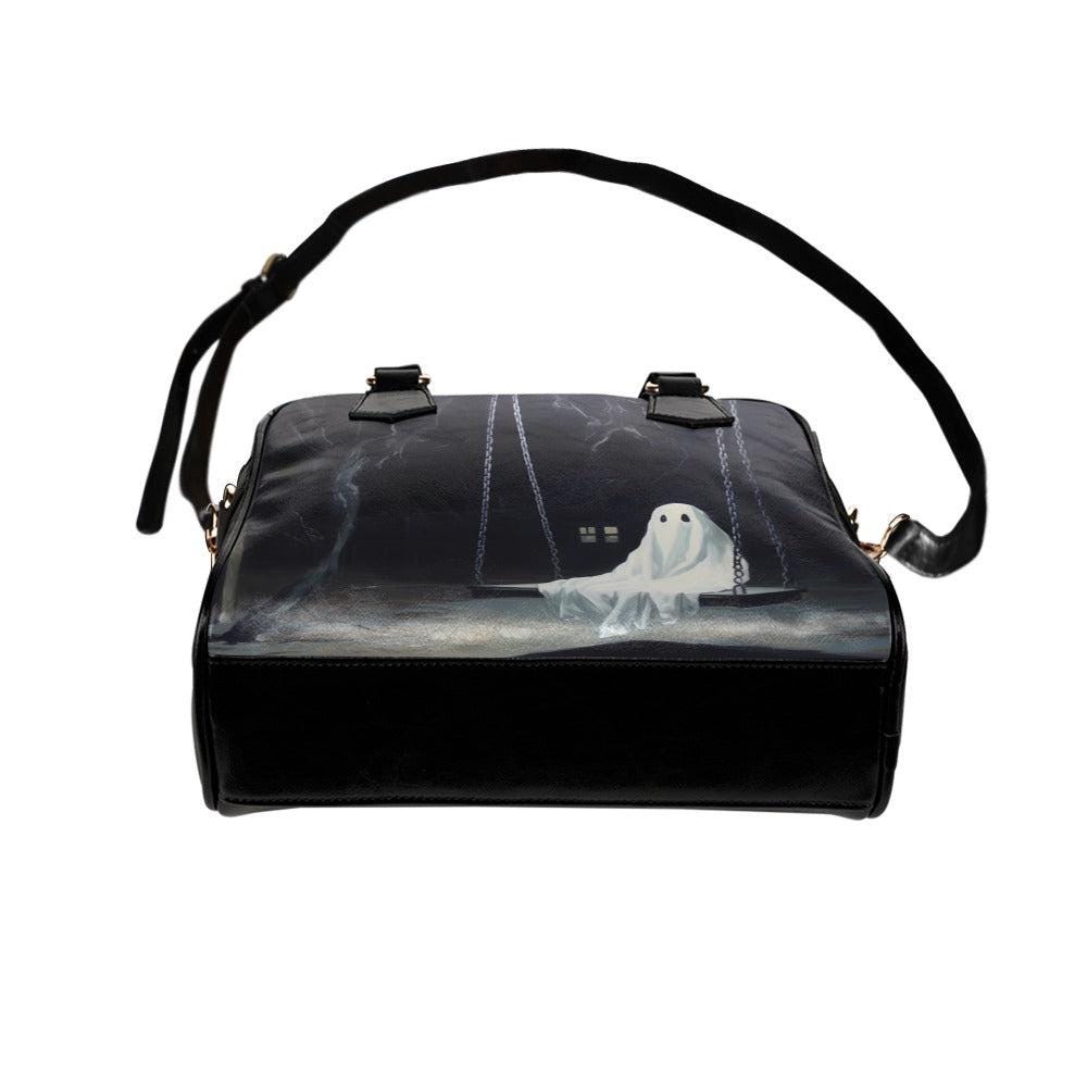 Spooky Ghost Satchel Bag for Halloween