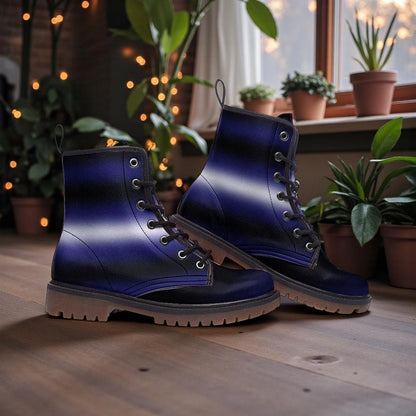 LGBTQ Rainbow Vegan Leather Boots, Pride Parade