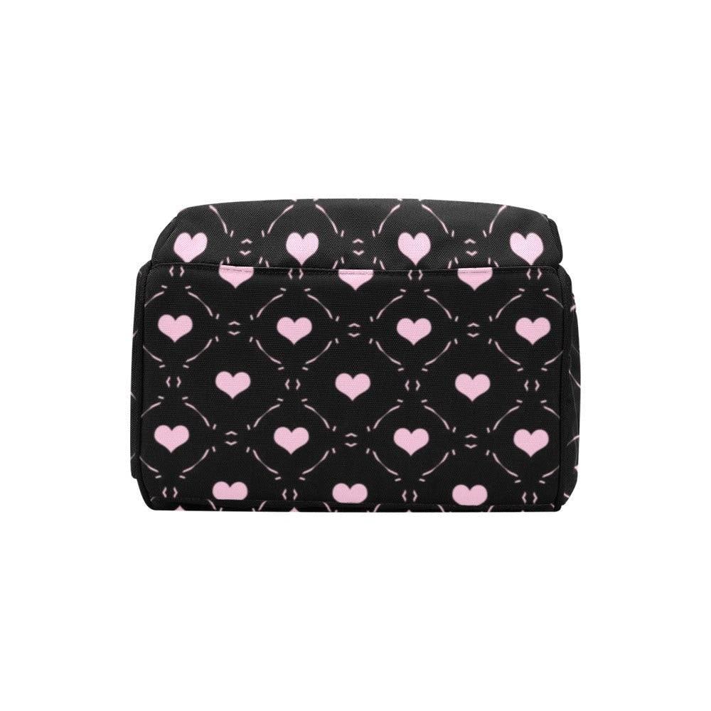 Pink Heart Diaper Backpack