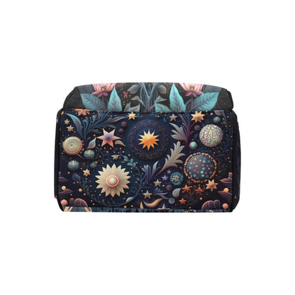 Moth Diaper Bag Backpack, Moon Baby Travel Bag, Enchanted Nursery Organizer
