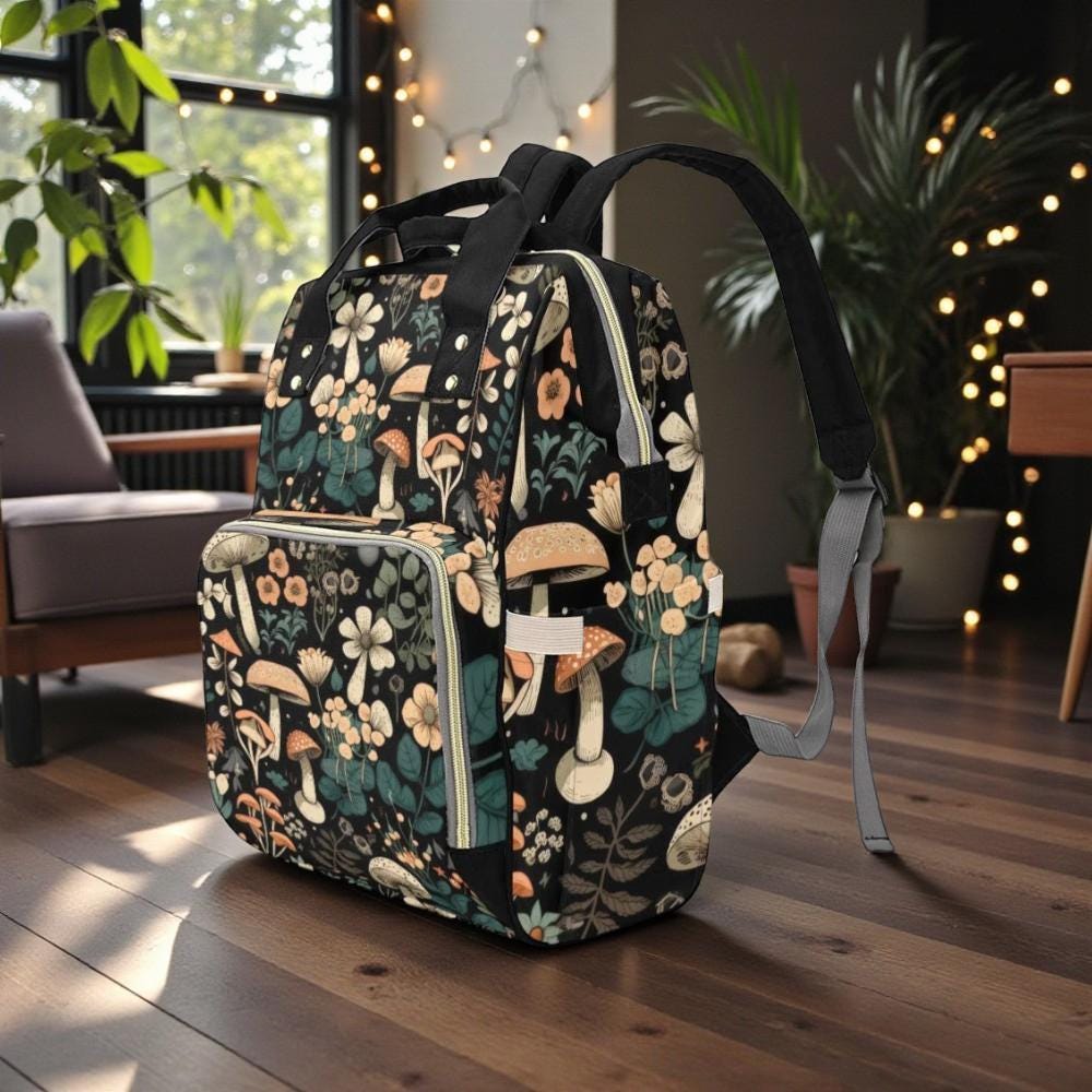 Floral Cottagecore Diaper Backpack