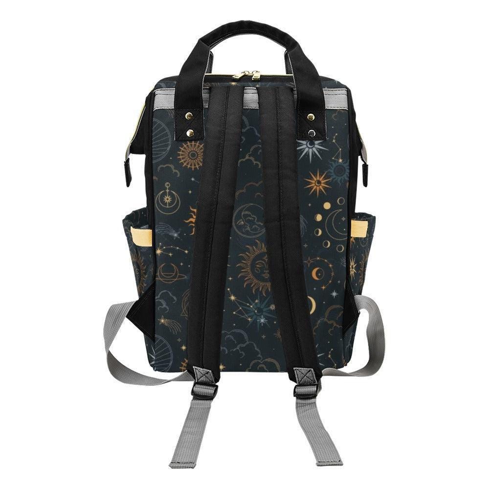 Celestial Sun and Moon Diaper Backpack