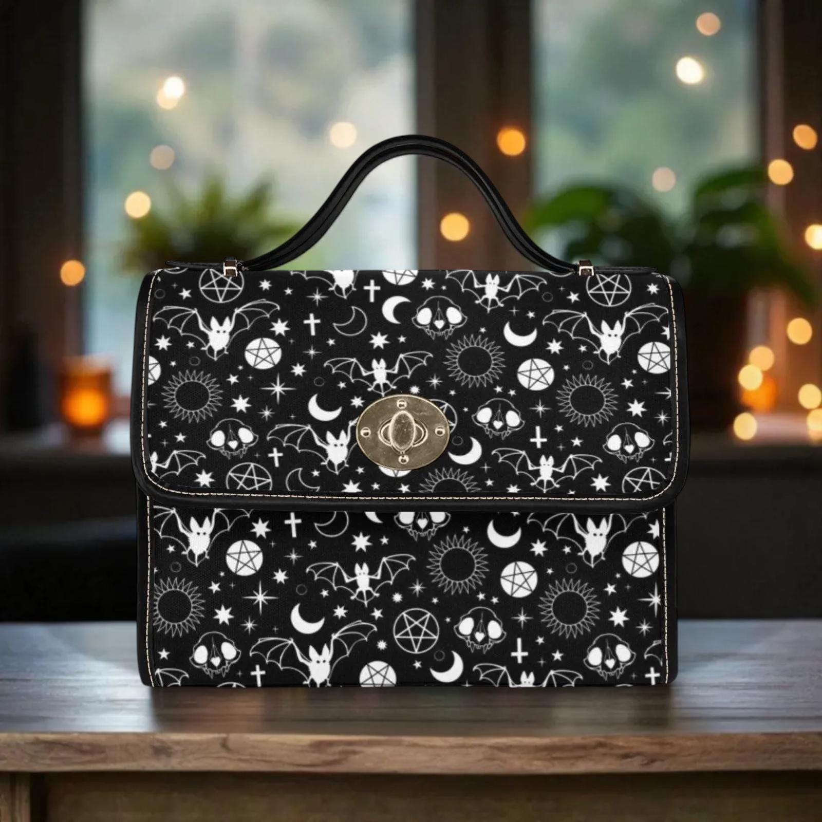 Dark Satchel Bag
