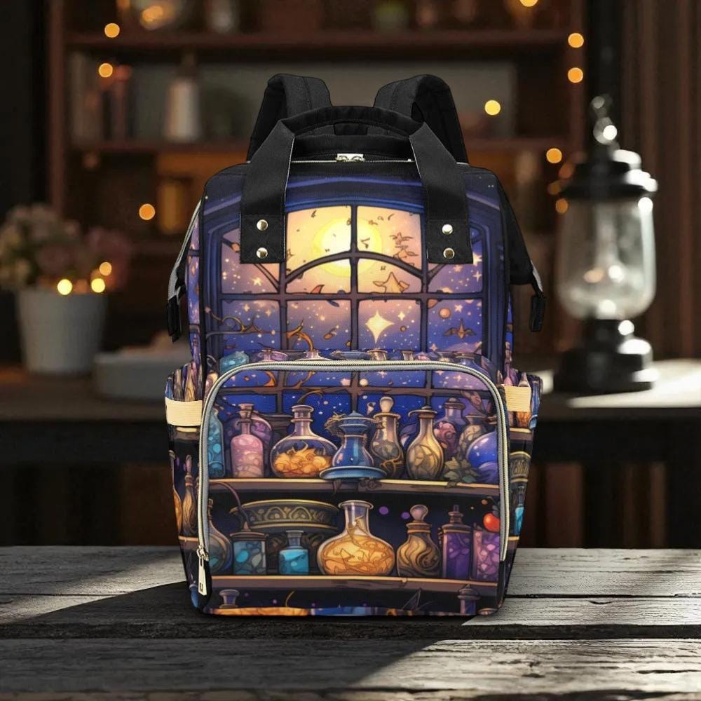 Apothecary Celestial Diaper Backpack